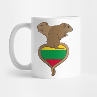 Gerbil Lithuania (light) Mug